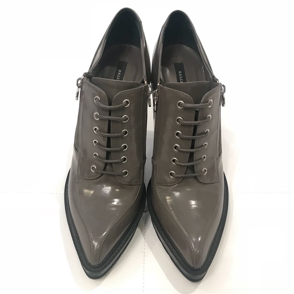 Bally Shoes - BALLY Lace-Up Platform Booties Sz 39